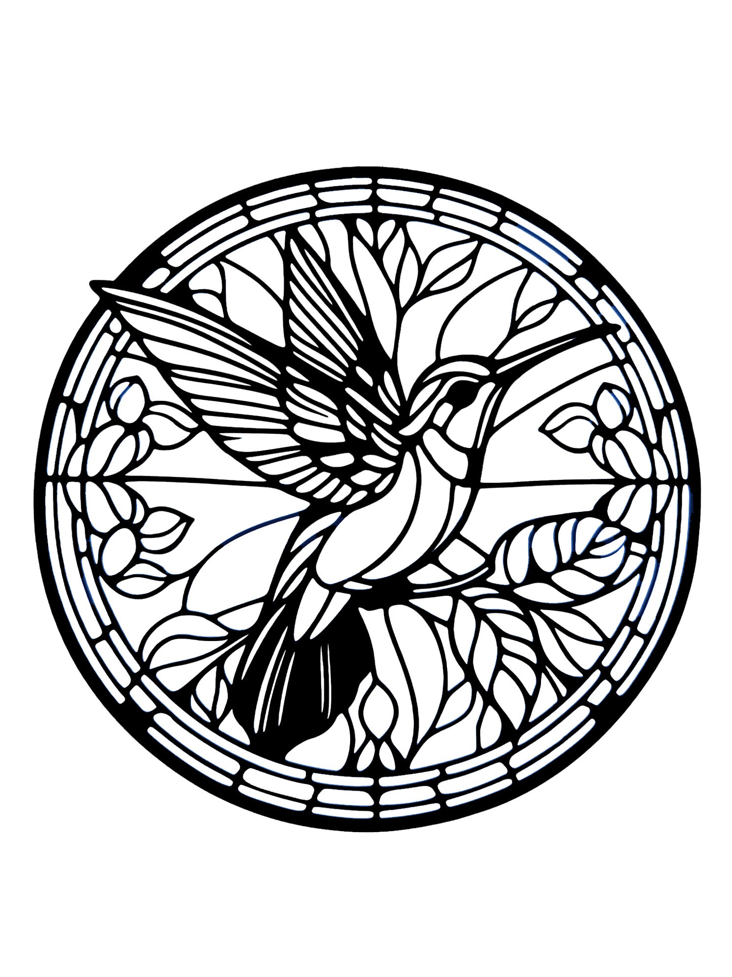 Hummingbird Window / Wall Vinyl Sticker Decal