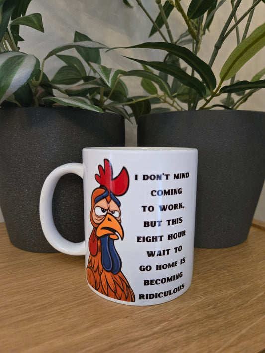 I Don't Mind Coming to Work Mug