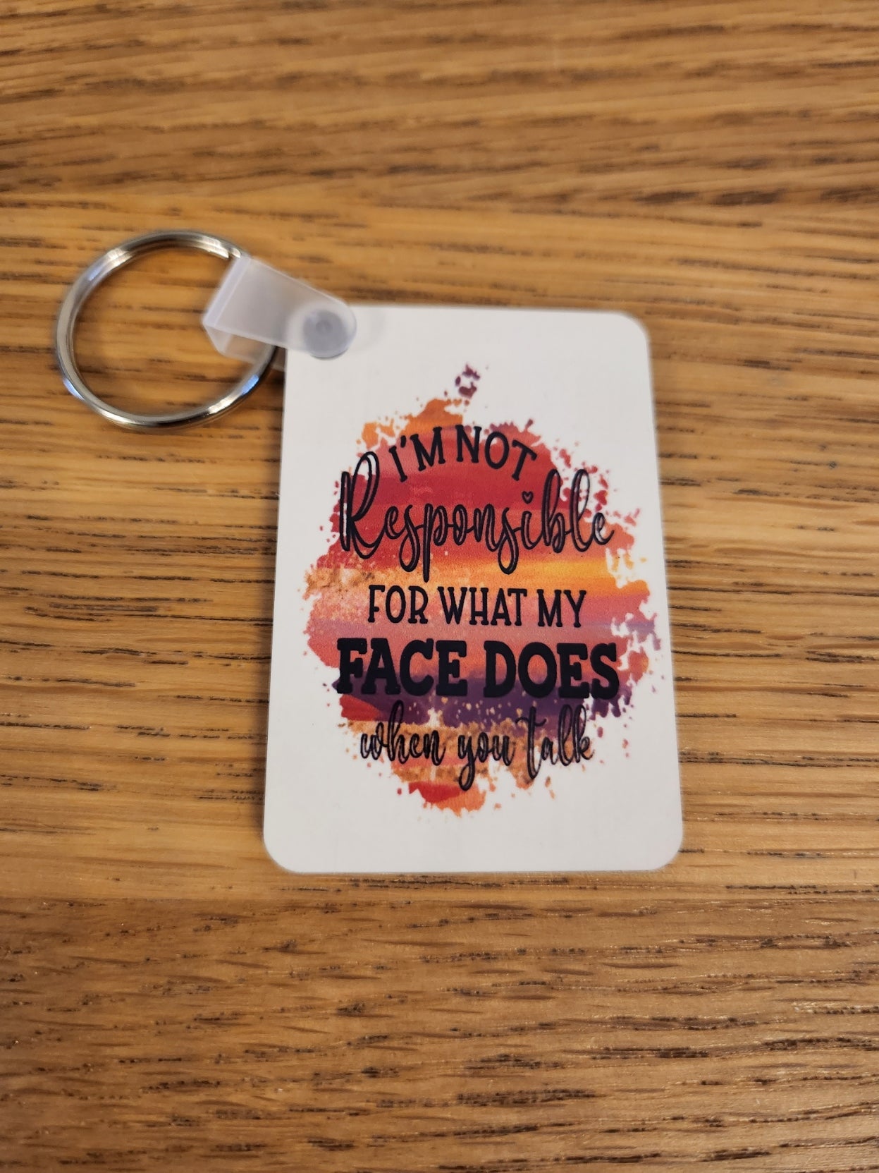 'I'm Not Responsible...' Keyring
