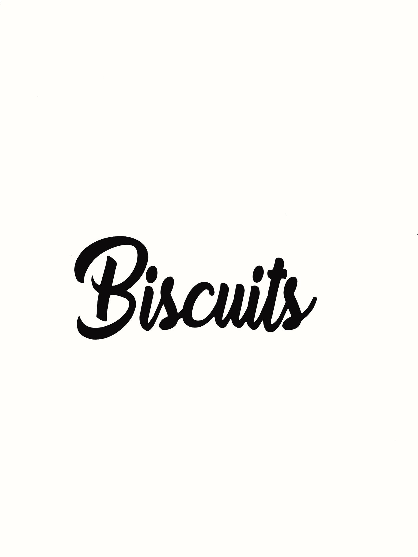 Biscuits Kitchen Decal - Vinyl Sticker Decal