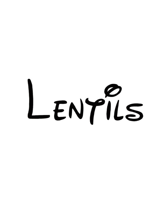 Lentils Kitchen Decal - A Vinyl Sticker Decal