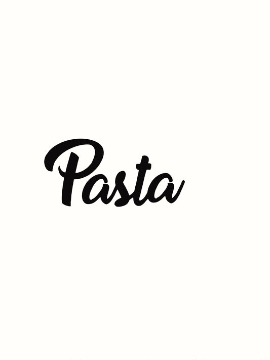 Pasta Kitchen Decal - Vinyl Sticker Decal