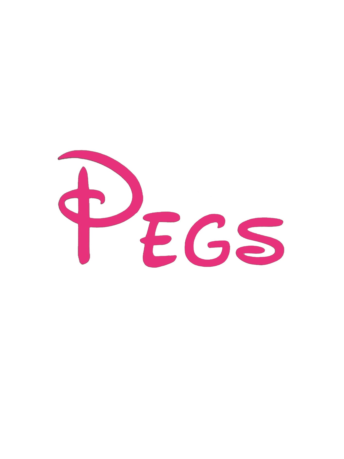 Pegs Laundry Decal - A Vinyl Sticker Decal