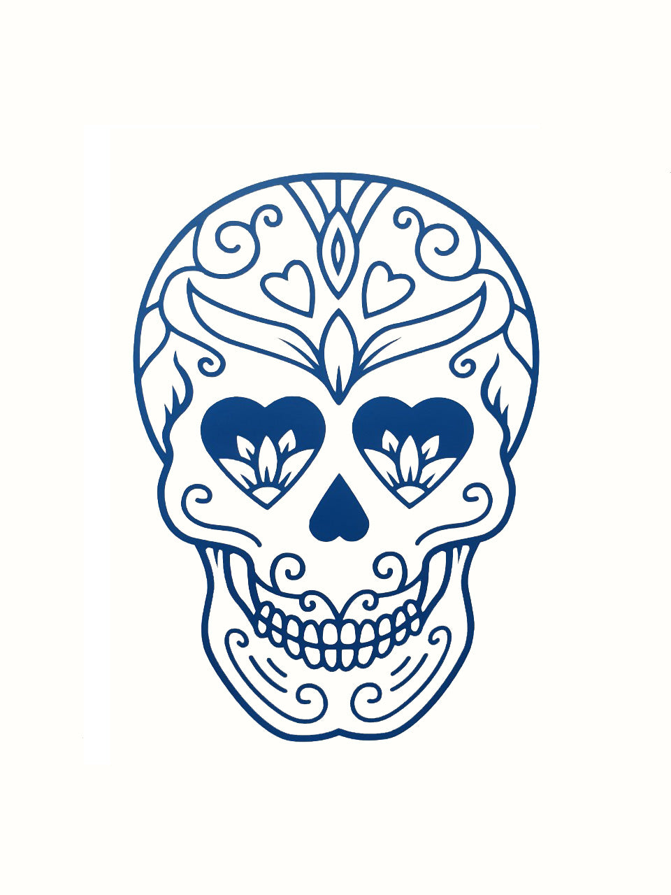 Skull - Style 1 - Mandala Style Vinyl Sticker Decal