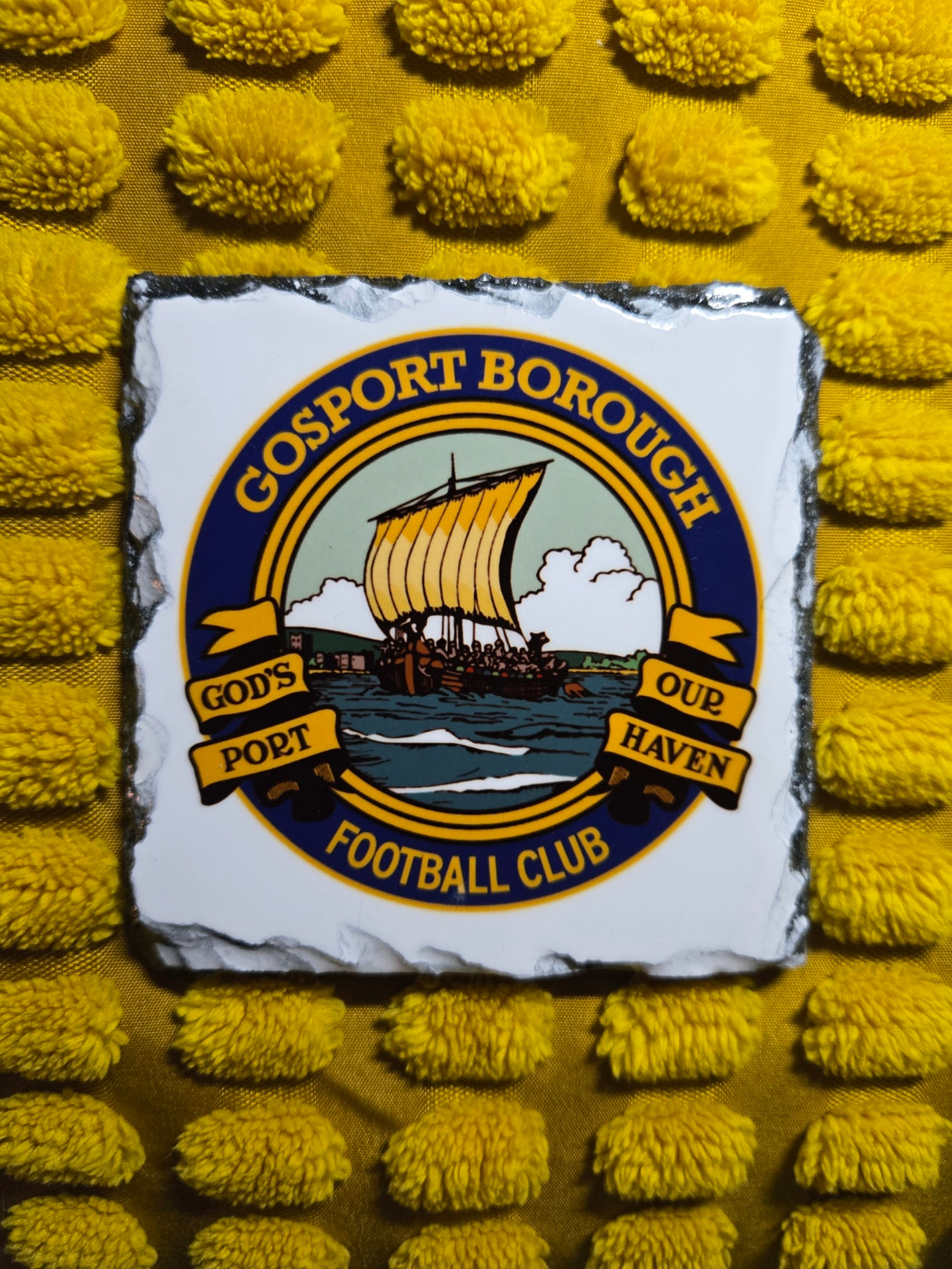Slate Coaster - Gosport Borough Football Club