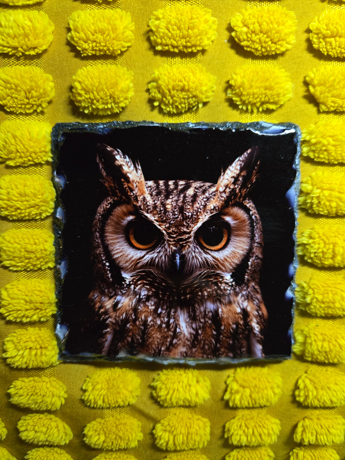 Slate Coaster - Owl