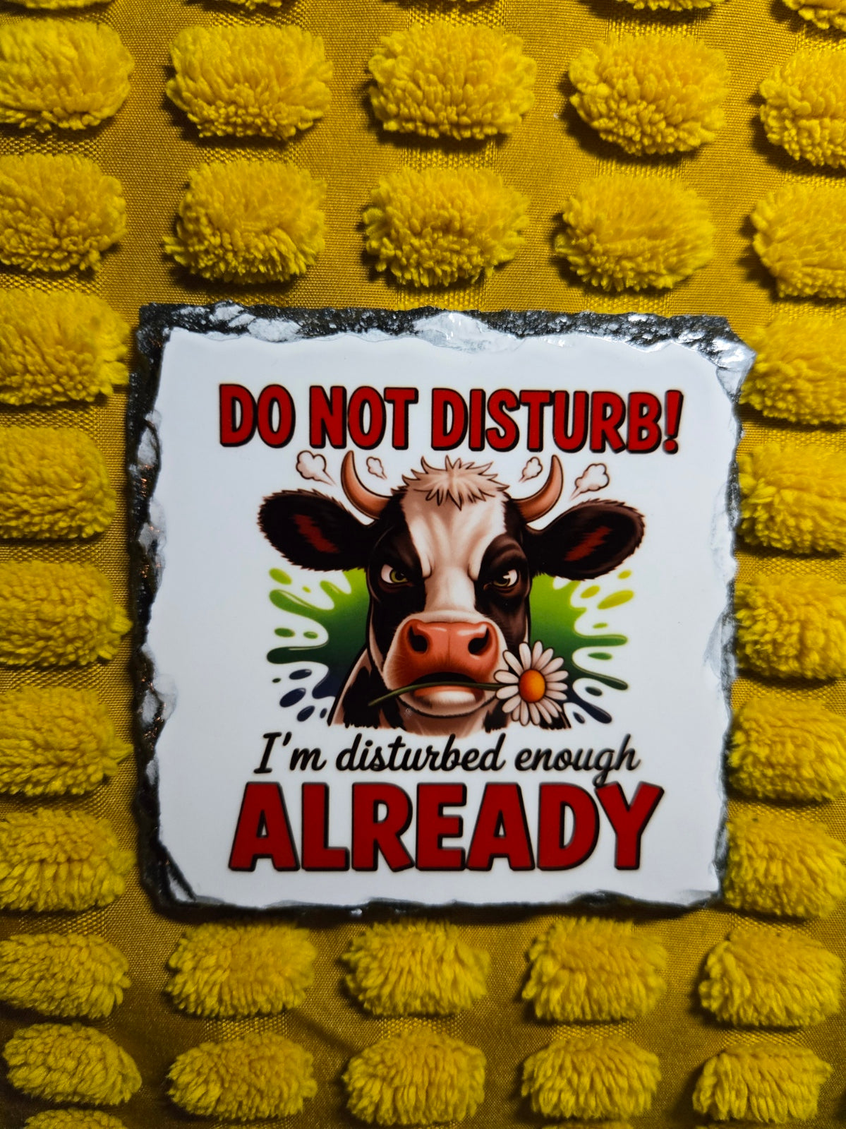 Slate Coaster - Do Not Disturb