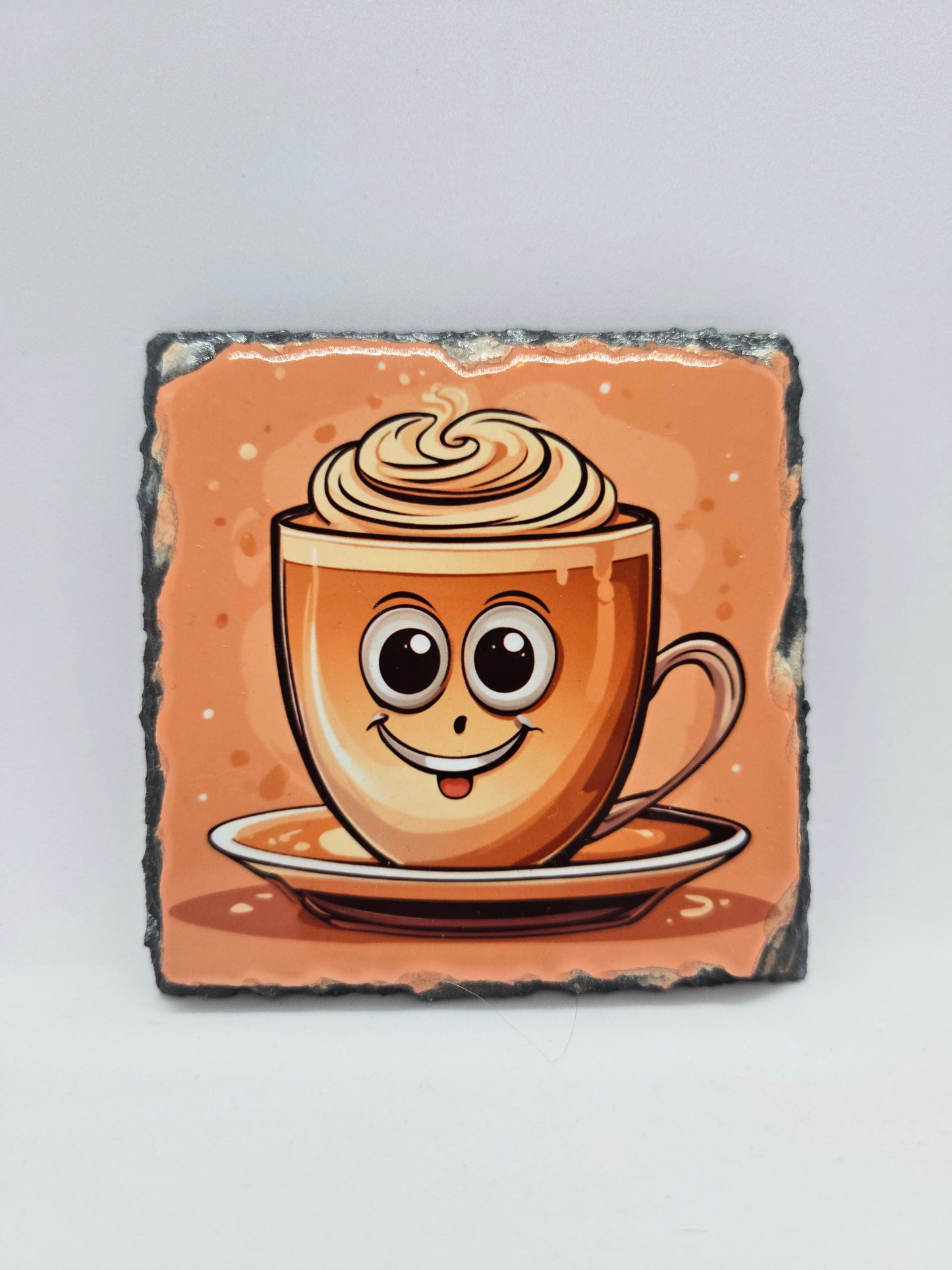 Slate Coaster - Coffee Cup