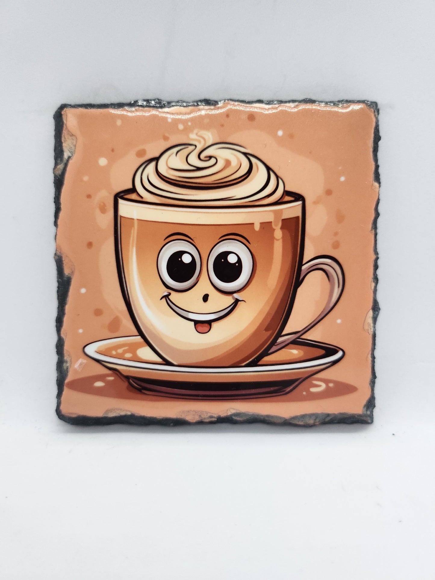 Slate Coaster - Coffee Cup