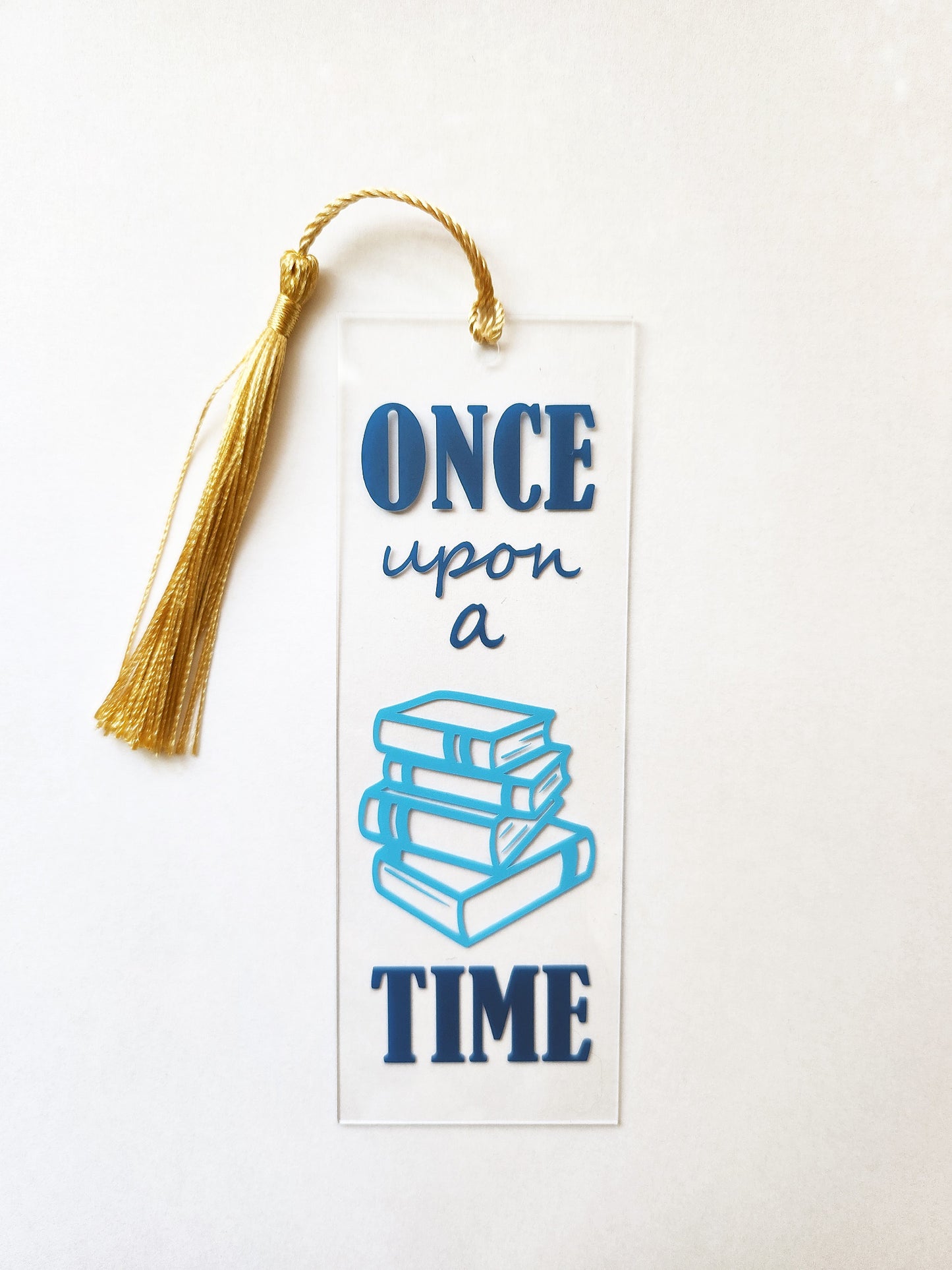 'Once Upon a Time' Bookmark - Blue