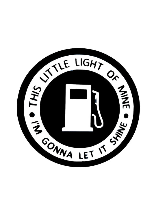 'This Little Light Of Mine' Funny Humour Car Vinyl Sticker Decal