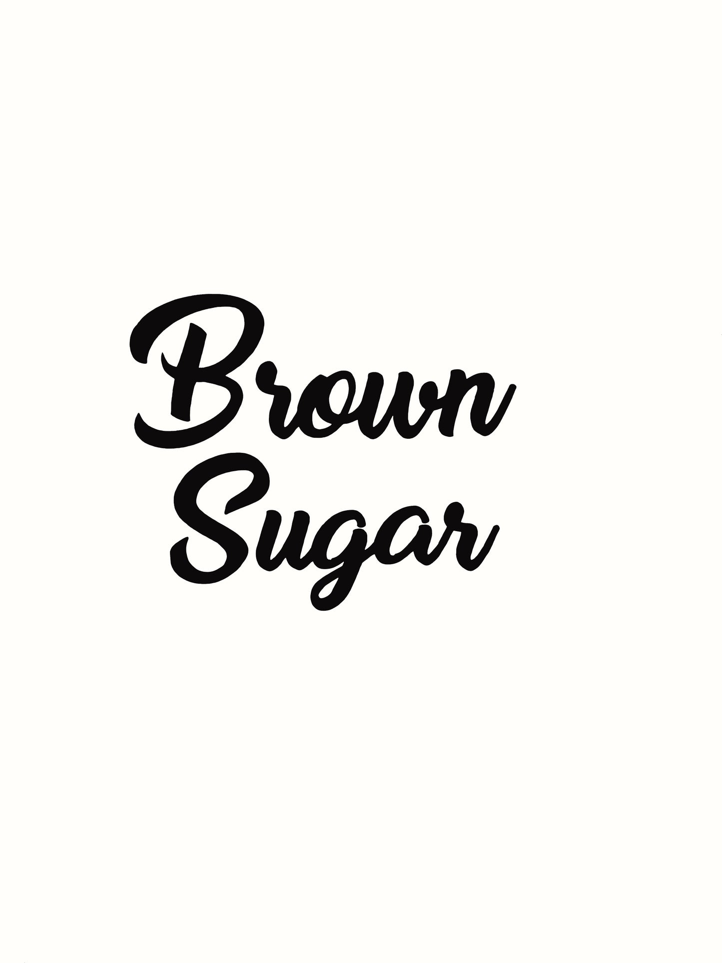 Brown Sugar Kitchen Decal - Vinyl Sticker Decal