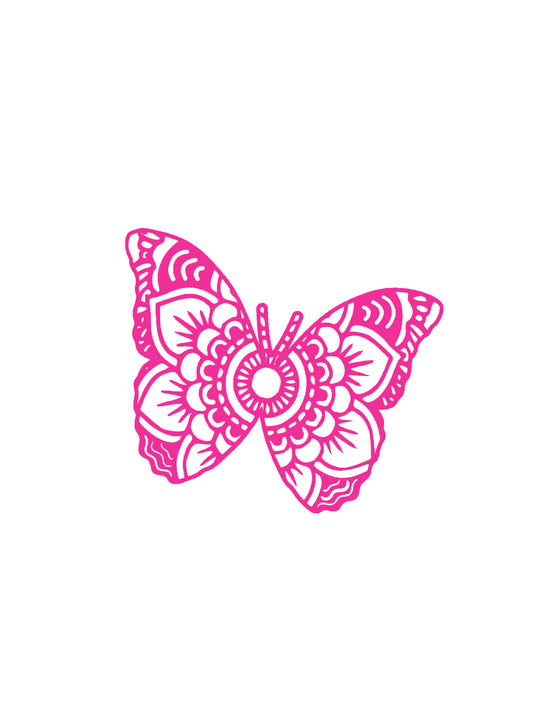 Butterfly Vinyl Sticker Decal - Ideal for Wall / Laptop / Tablet / Notepads etc