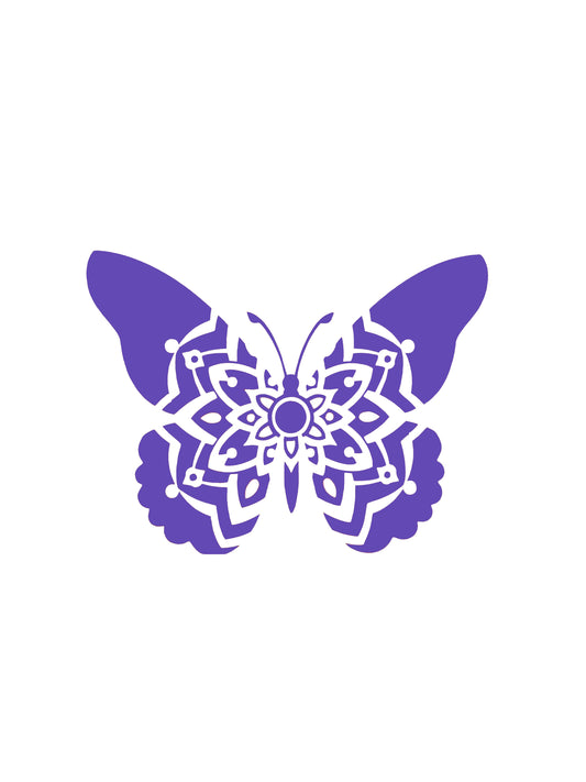 Butterfly Vinyl Sticker Decal - Ideal for Wall / Laptop / Tablet / Notepads etc