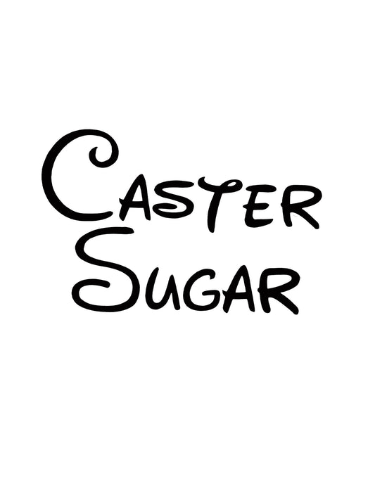 Caster Sugar Kitchen Decal - A Vinyl Sticker Decal