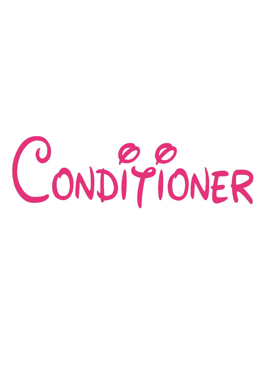 Conditioner Bathroom Decal - A Vinyl Sticker Decal