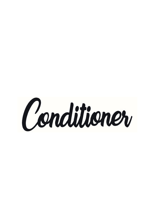 Conditioner Bathroom Decal - Vinyl Sticker Decal