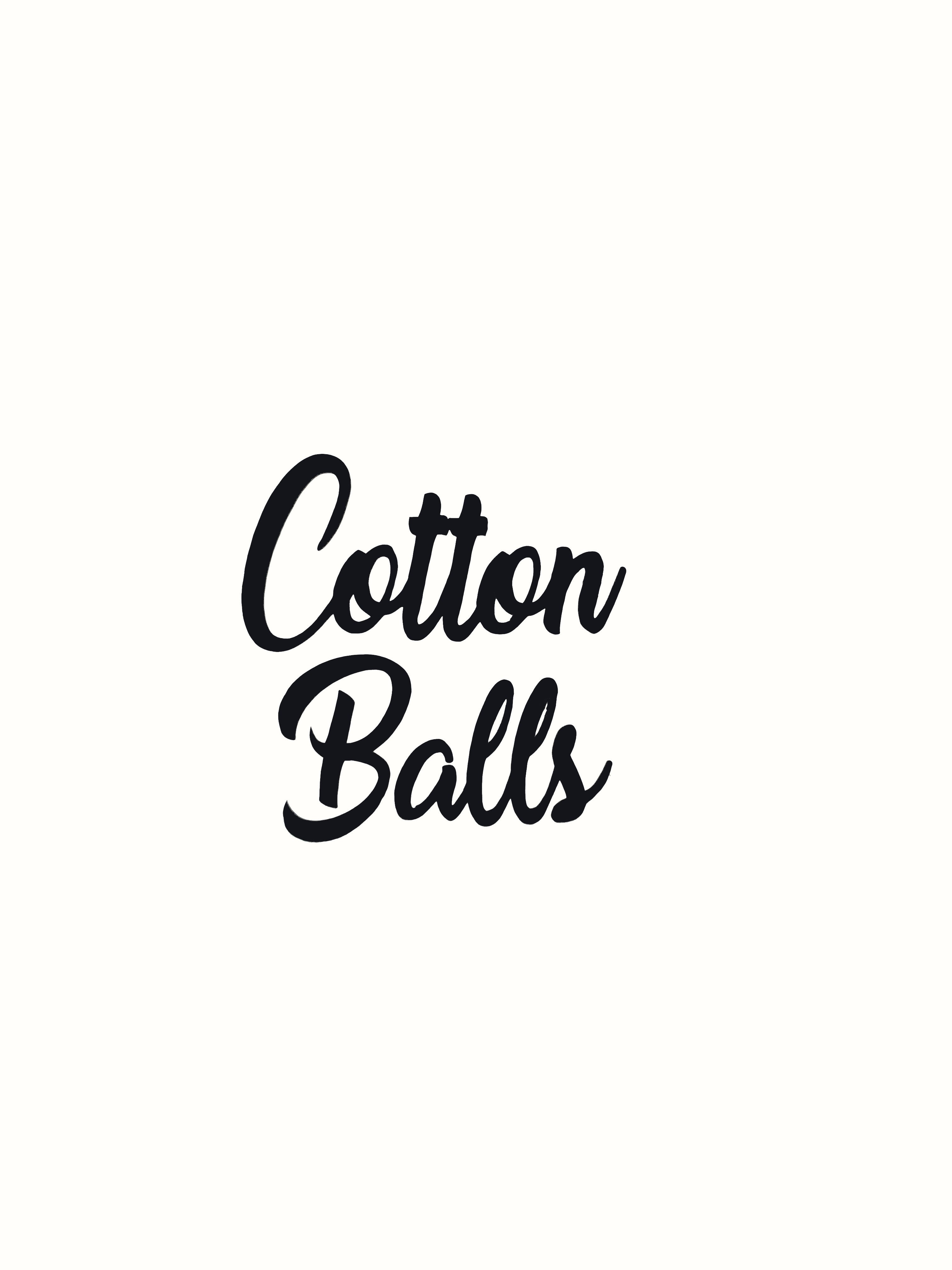 Cotton Balls - Bathroom Decal - A Vinyl Sticker Decal – Decalsandgifts