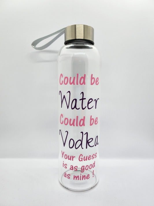 Adult Glass Water Bottle - Could be Water ...