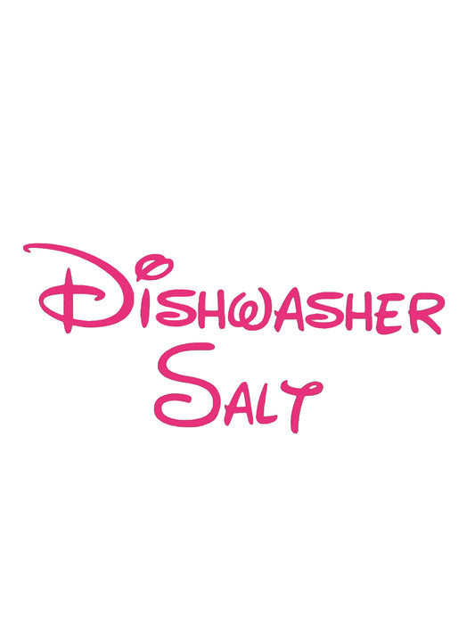 Dishwasher Salt Kitchen / Laundry Decal - A Vinyl Sticker Decal