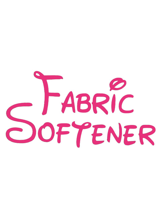 Fabric Softener Laundry Decal - A Vinyl Sticker Decal