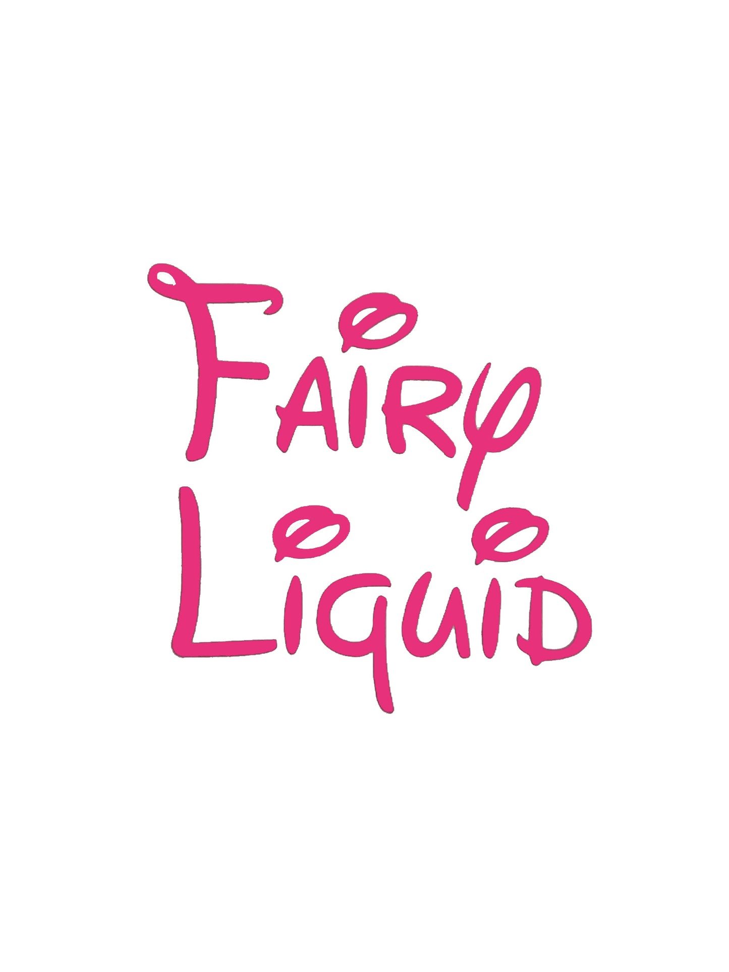 Fairy Liquid Kitchen / Laundry Decal - A Vinyl Sticker Decal