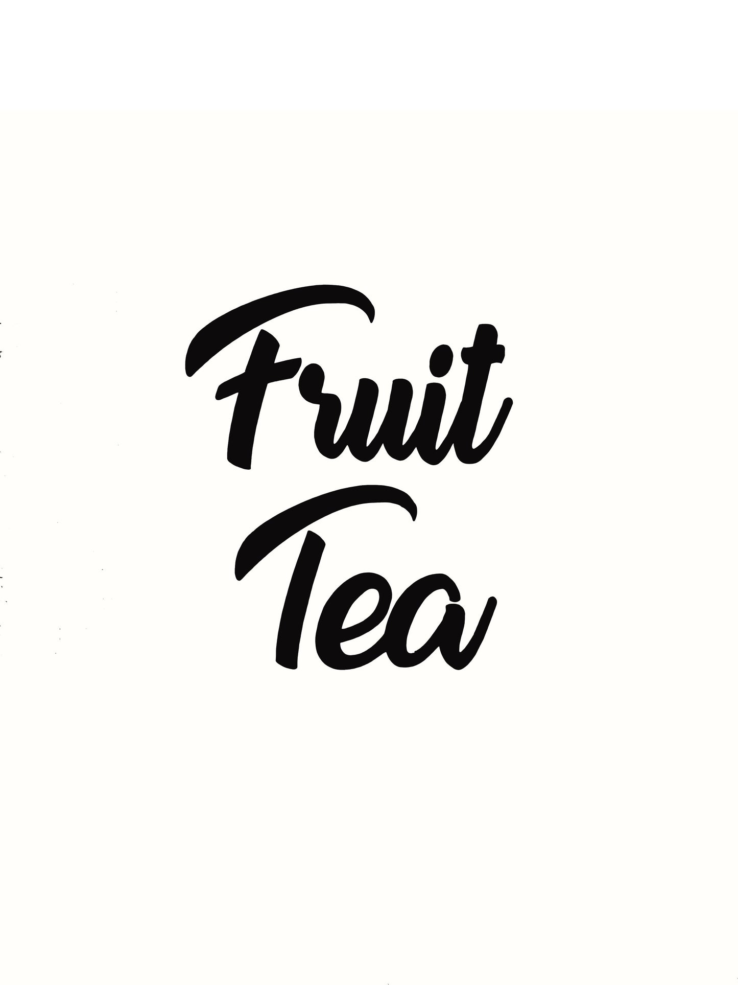 Fruit Tea Kitchen Decal - Vinyl Sticker Decal