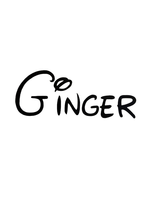 Ginger Kitchen Decal - A Vinyl Sticker Decal