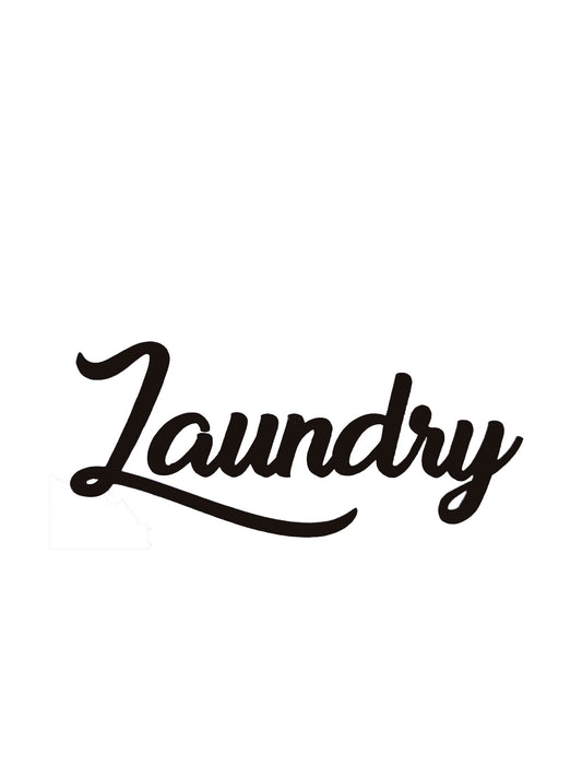 Laundry Decal - Vinyl Sticker Decal