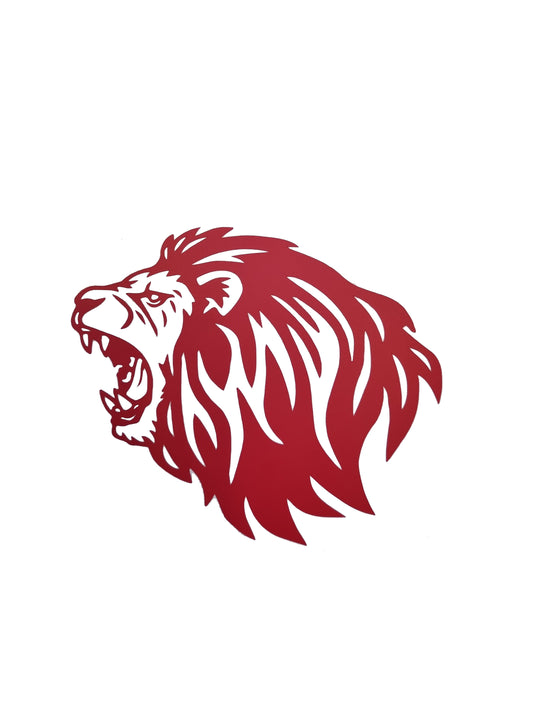 Lion Vinyl Sticker Decal - Ideal for Wall / Laptop / Tablet / Notepads etc