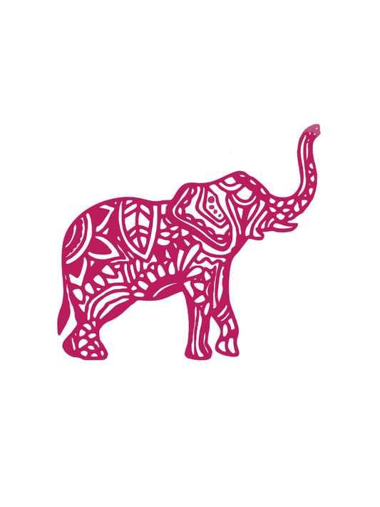 Elephant Vinyl Sticker Decal - Ideal for Wall / Laptop / Tablet / Notepads etc