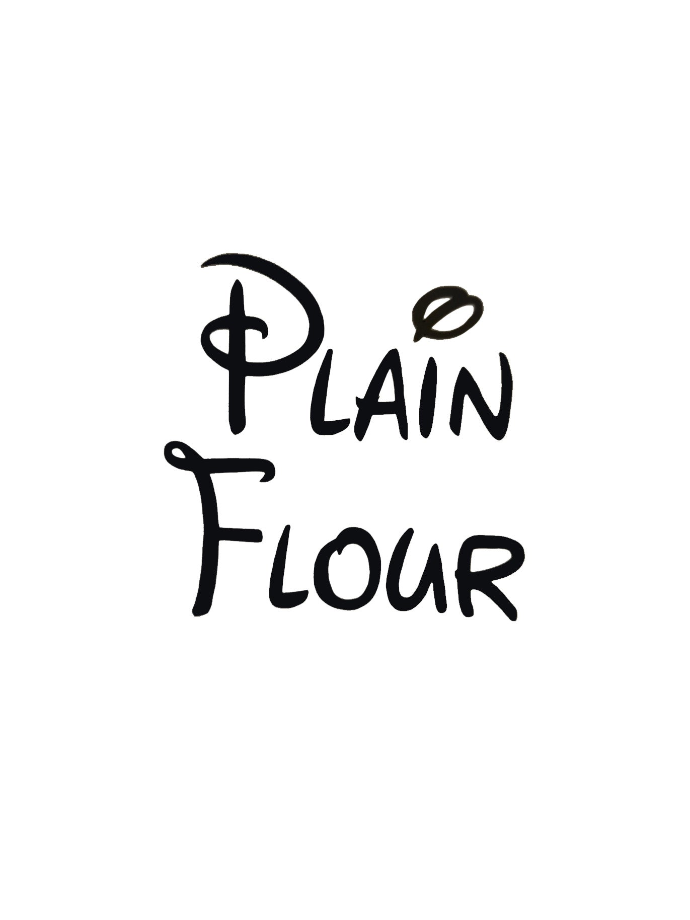 Plain Flour Kitchen Decal - A Vinyl Sticker Decal