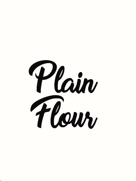 Plain Flour Kitchen Decal - Vinyl Sticker Decal