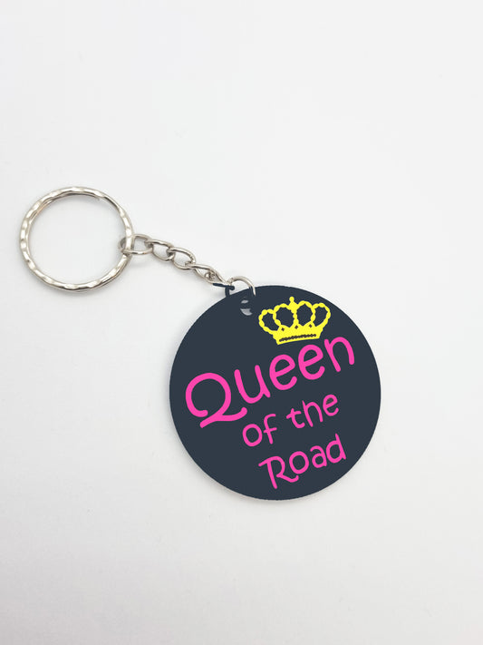 Queen of the Road Keyring