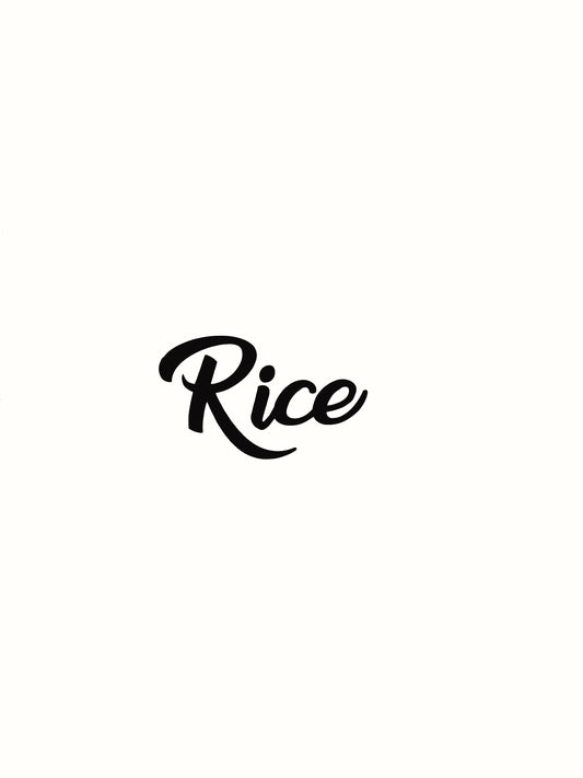 Rice Kitchen Decal - Vinyl Sticker Decal