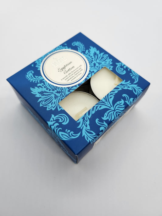 Shearer Candles - Box of 8 Tealights - Egyptian Cotton