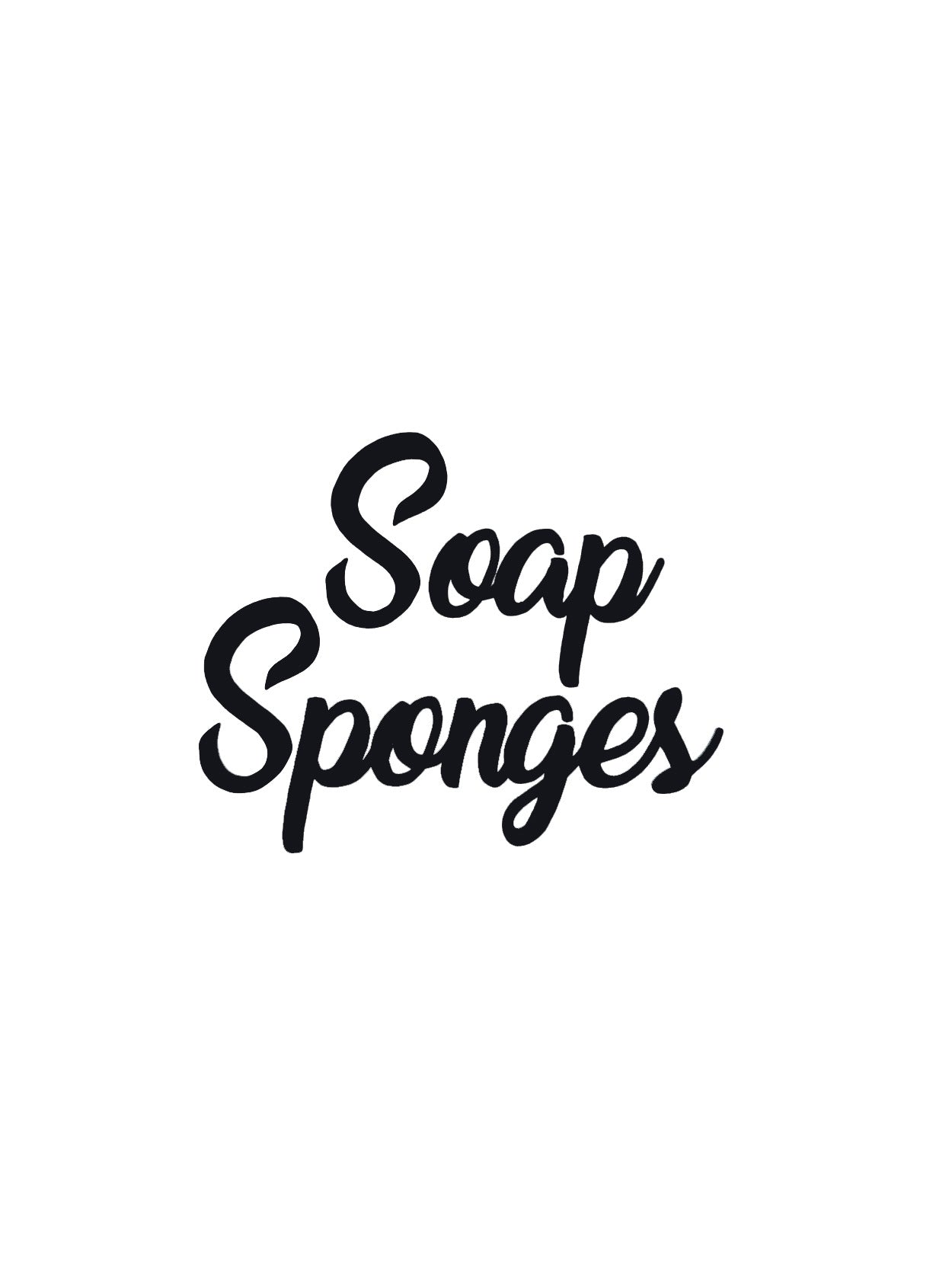 Soap Sponges Bathroom Decal - Vinyl Sticker Decal