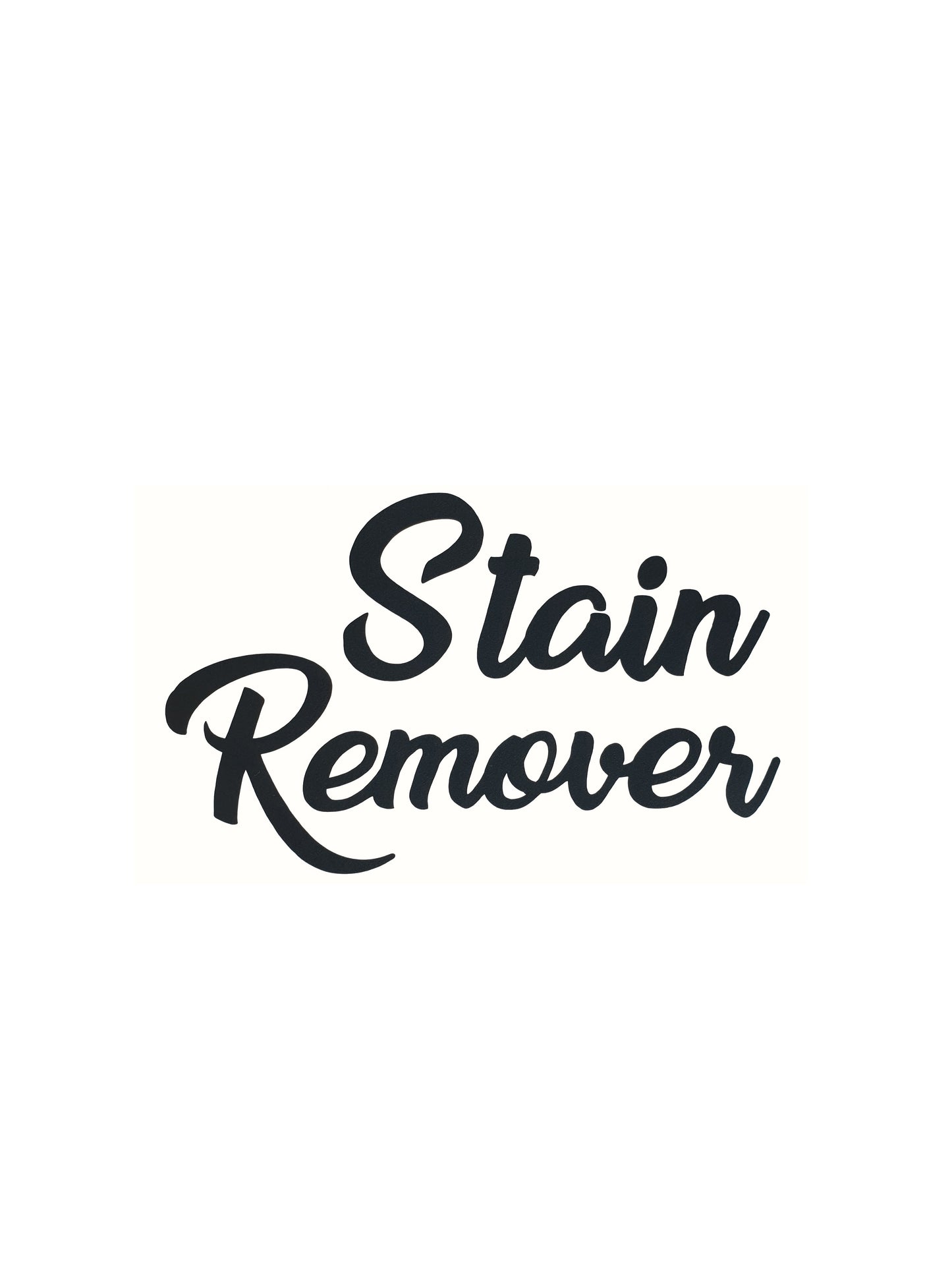 Stain Remover Laundry Decal - Vinyl Sticker Decal