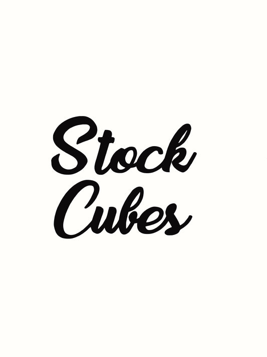 Stock Cubes Kitchen Decal - Vinyl Sticker Decal