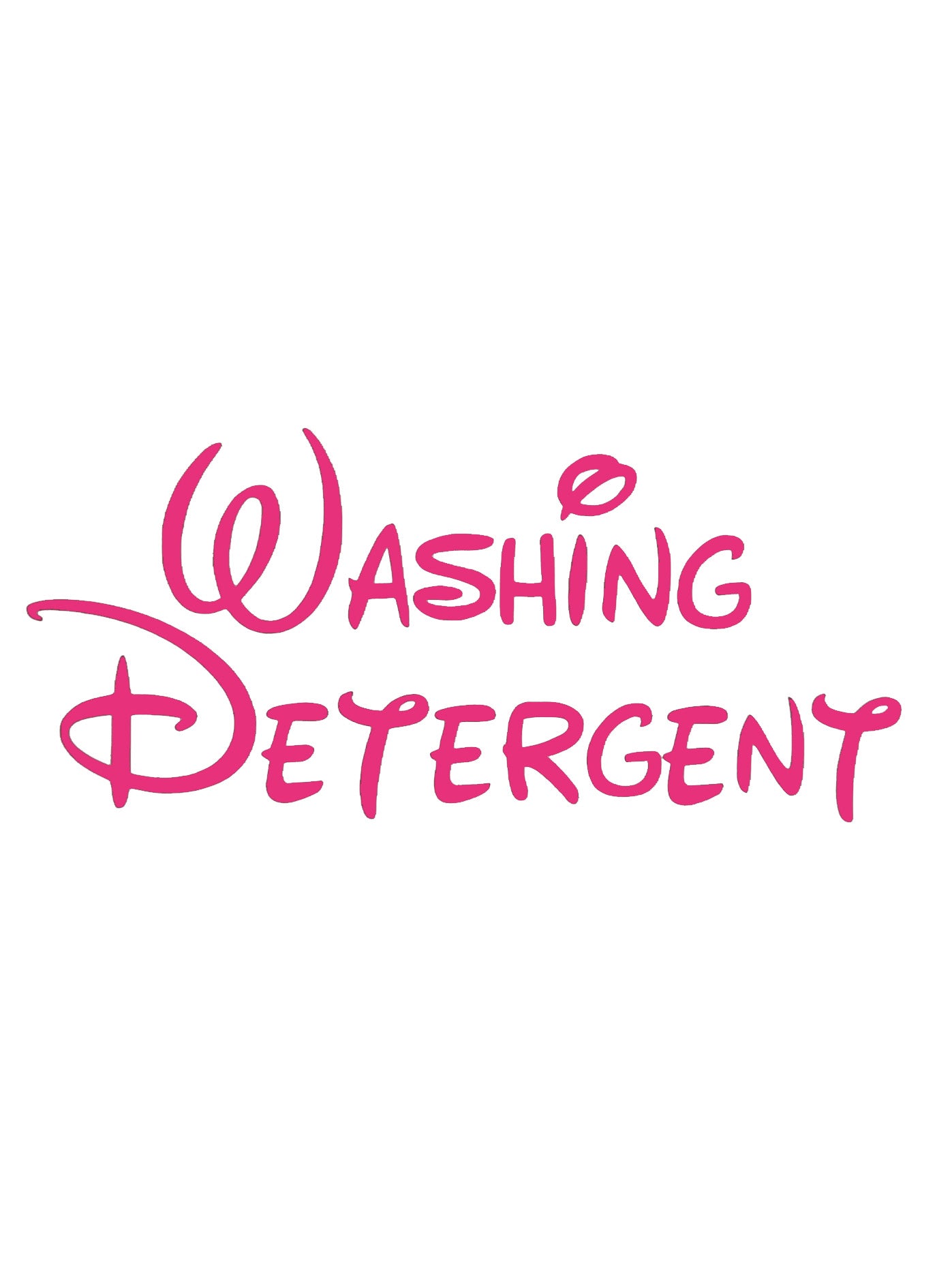 Washing Detergent Laundry Decal - A Vinyl Sticker Decal