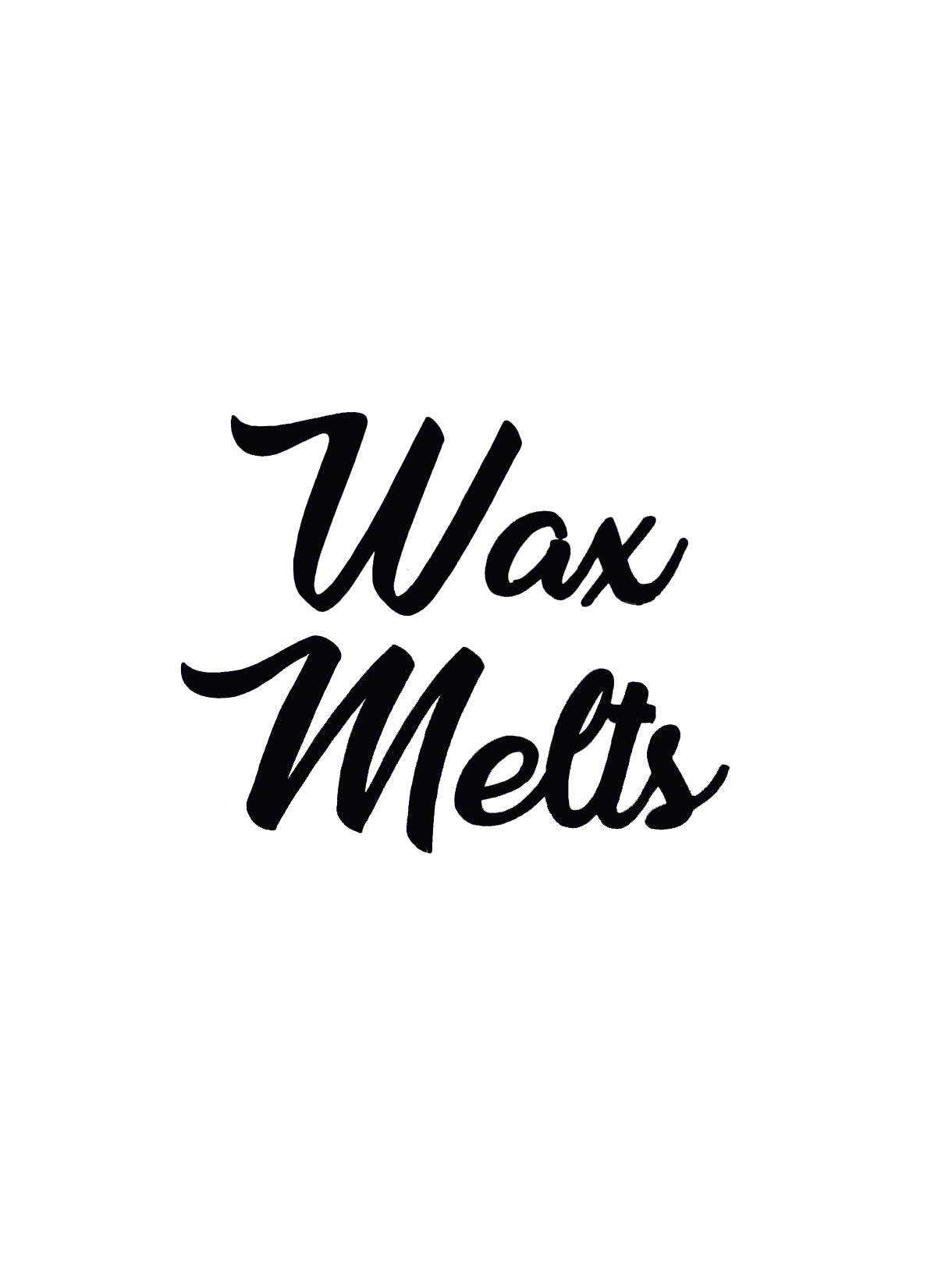 Wax Melts Bathroom Decal - Vinyl Sticker Decal